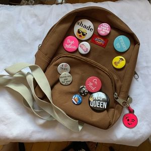 Mini Dickies Backpack with Custom Pins